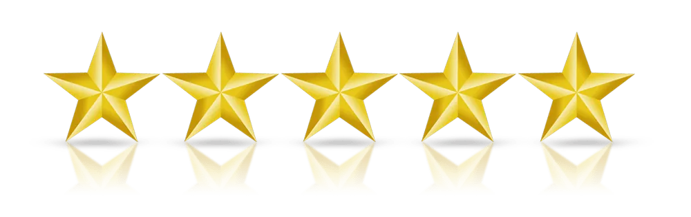 Fit Burn 5-star customer rating badge, symbolizing trusted weight loss supplement effectiveness.
